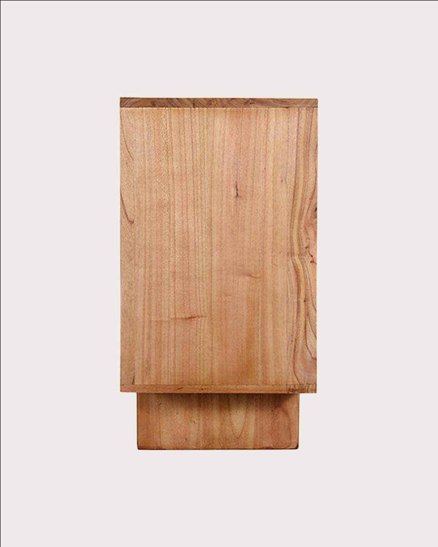 Dinda - Grand Buffet bas en bois massif de mendi 200 cm - UNIQKA - Image 8