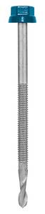 Vis autoperceuse ETANCO Zacrospiral - Ø 6.3x90 mm - Tête hexagonale 12 - Sachet de 100 - Ral 1015 - 551910014