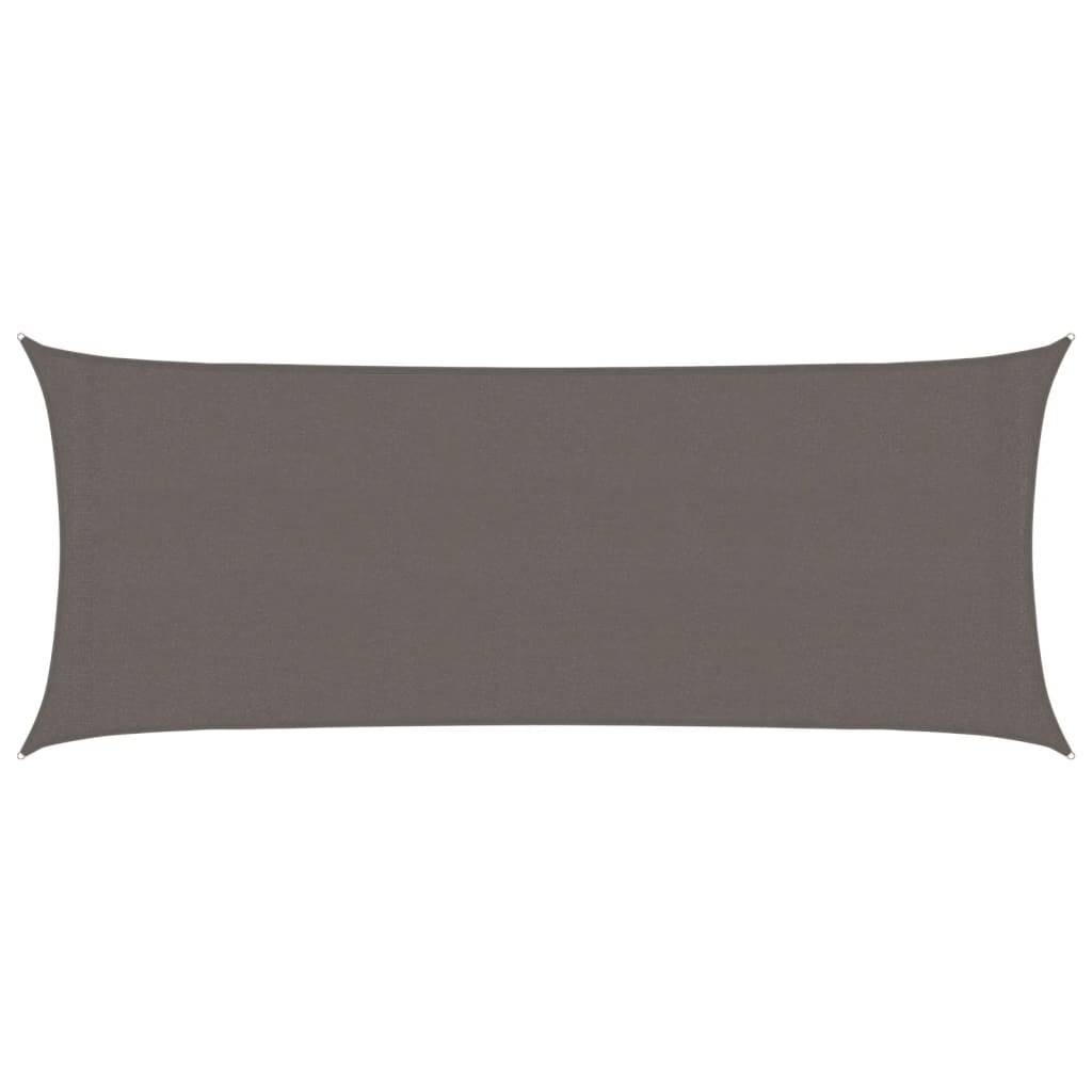 Voile d'ombrage PEHD Anthracite 2 x 4.5 m - PANGIVO - Image 1
