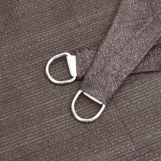 Voile d'ombrage PEHD Anthracite 2 x 4.5 m - PANGIVO - Image 6