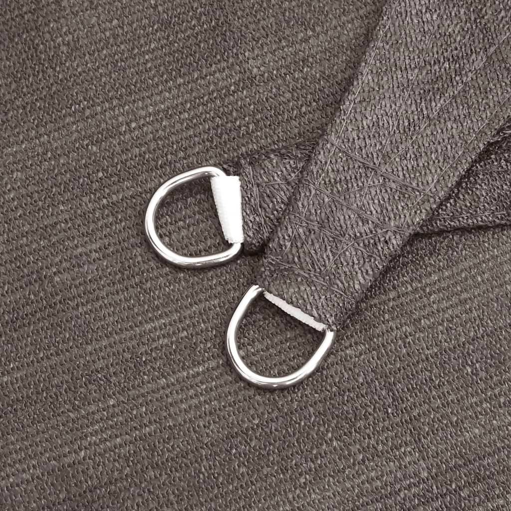Voile d'ombrage PEHD Anthracite 2 x 4.5 m - PANGIVO - Image 6