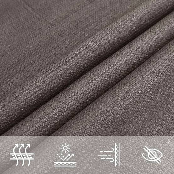 Voile d'ombrage PEHD Anthracite 2 x 4.5 m - PANGIVO - Image 5
