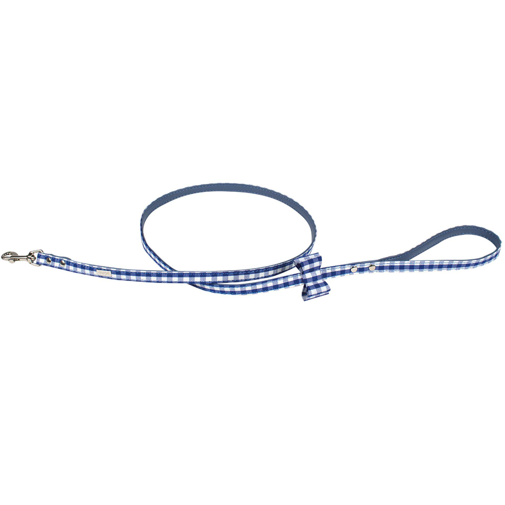 Laisse Vichy Bleu marine Doogy Fashion DOOGY FASHION