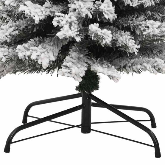 Maison Chic - Sapin de Noël | Arbre de Noël artificiel mince flocon de neige vert 210 cm PVC Maison Chic - Image 6