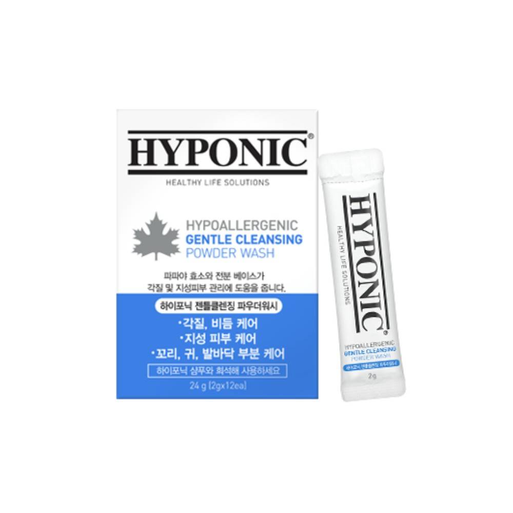 Shampoing exfoliant en poudre pour chiens et chats 12 x 2 g HYPONIC - Image 1