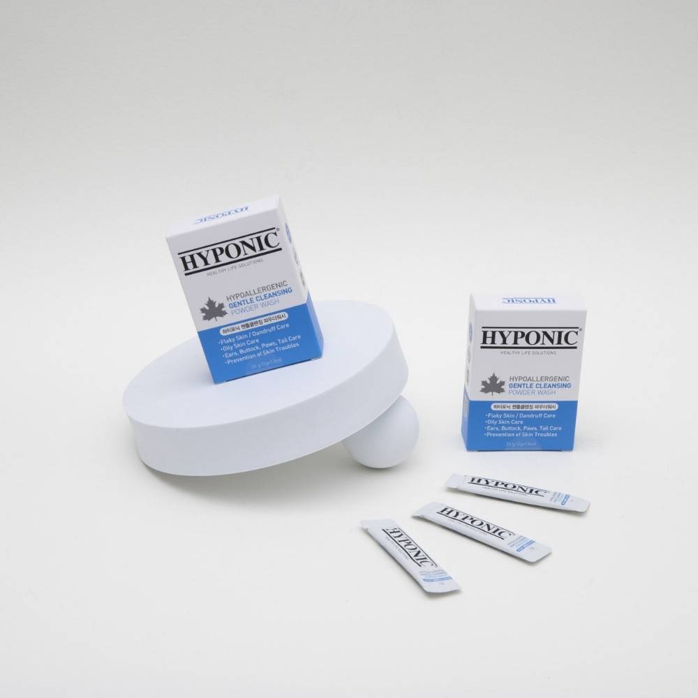 Shampoing exfoliant en poudre pour chiens et chats 12 x 2 g HYPONIC - Image 4