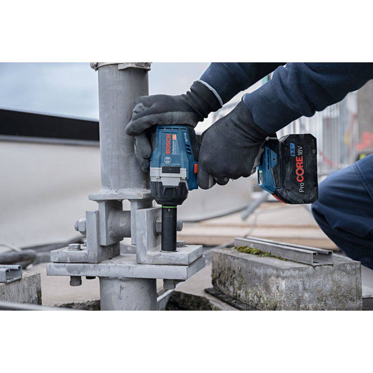 Bosch Professional - Clé à chocs sans fil 18 V BITURBO 750 Nm, 2x 5,0 Ah + chargeur GAL18V-40, L-BOXX 136 - Bosch Professional - Image 5