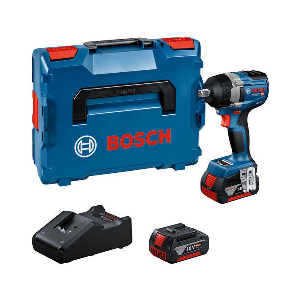 Bosch Professional - Clé à chocs sans fil 18 V BITURBO 750 Nm, 2x 5,0 Ah + chargeur GAL18V-40, L-BOXX 136 - Bosch Professional - Image 1
