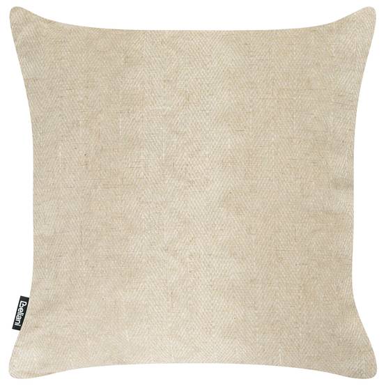 Beliani - Coussin d'extérieur Polyester Beige CALIA - 45x45x10- Beliani - Image 5