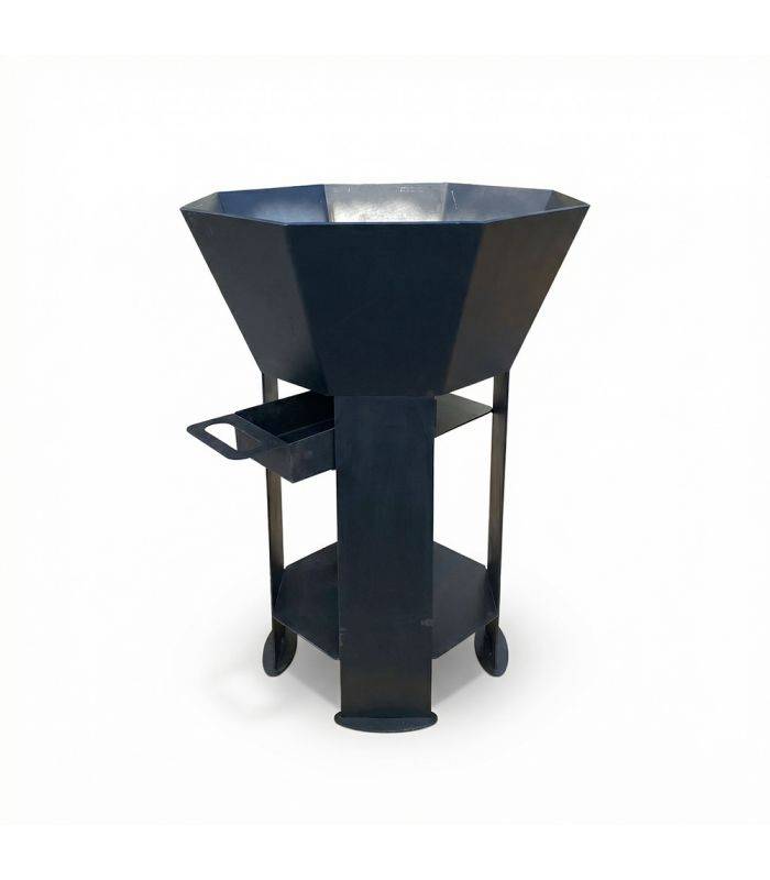 Braséro nu extérieur AKNOR, acier, thermolaqué, 60cm de diamètre - Jardin d'Acier RLD-AK-60 - Image 1