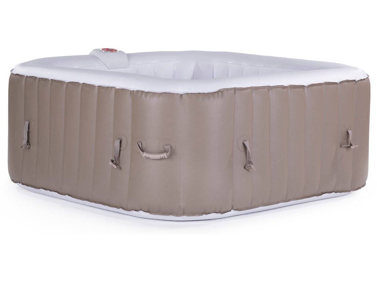 Habitat Et Jardin - Spa Gonflable Monac En Pvc - 6 Places - Taupe/creme -habitat Et Jardin - Image 1