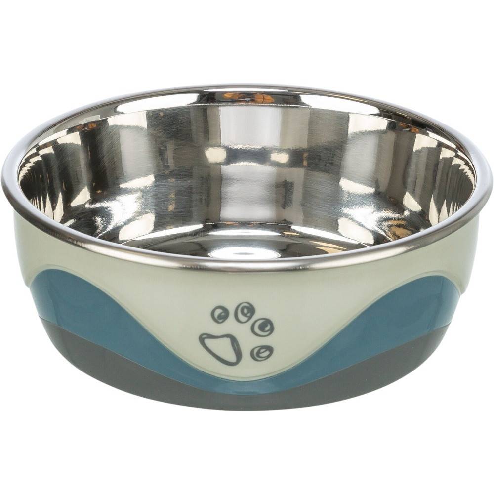 Trixie - Écuelle en acier avec silicone 0.75 L ø 17 cm avec motif pour chien ou chat - Image 2