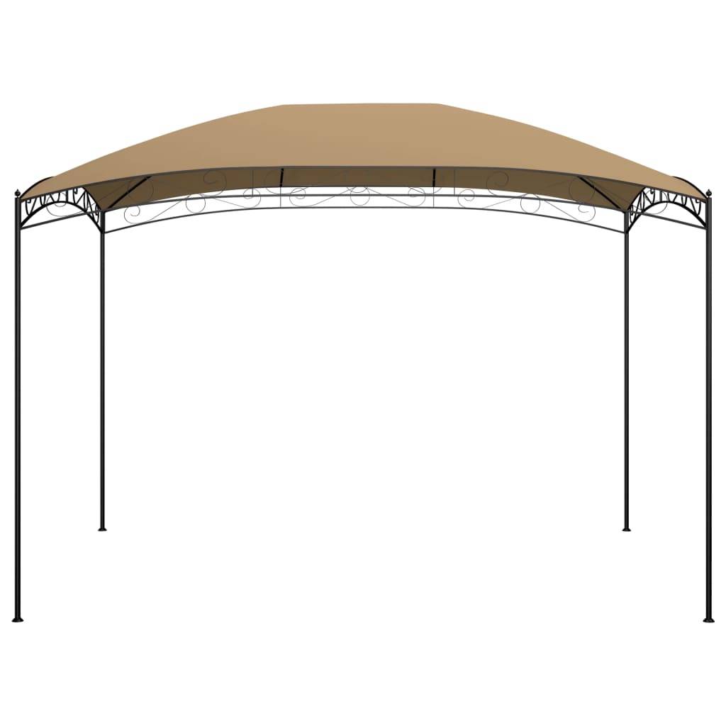 Pergola Jardin - Tonnelle de jardin - Belvédère 3x4x2,65 m Taupe 180 g/m² MI38 - Image 1