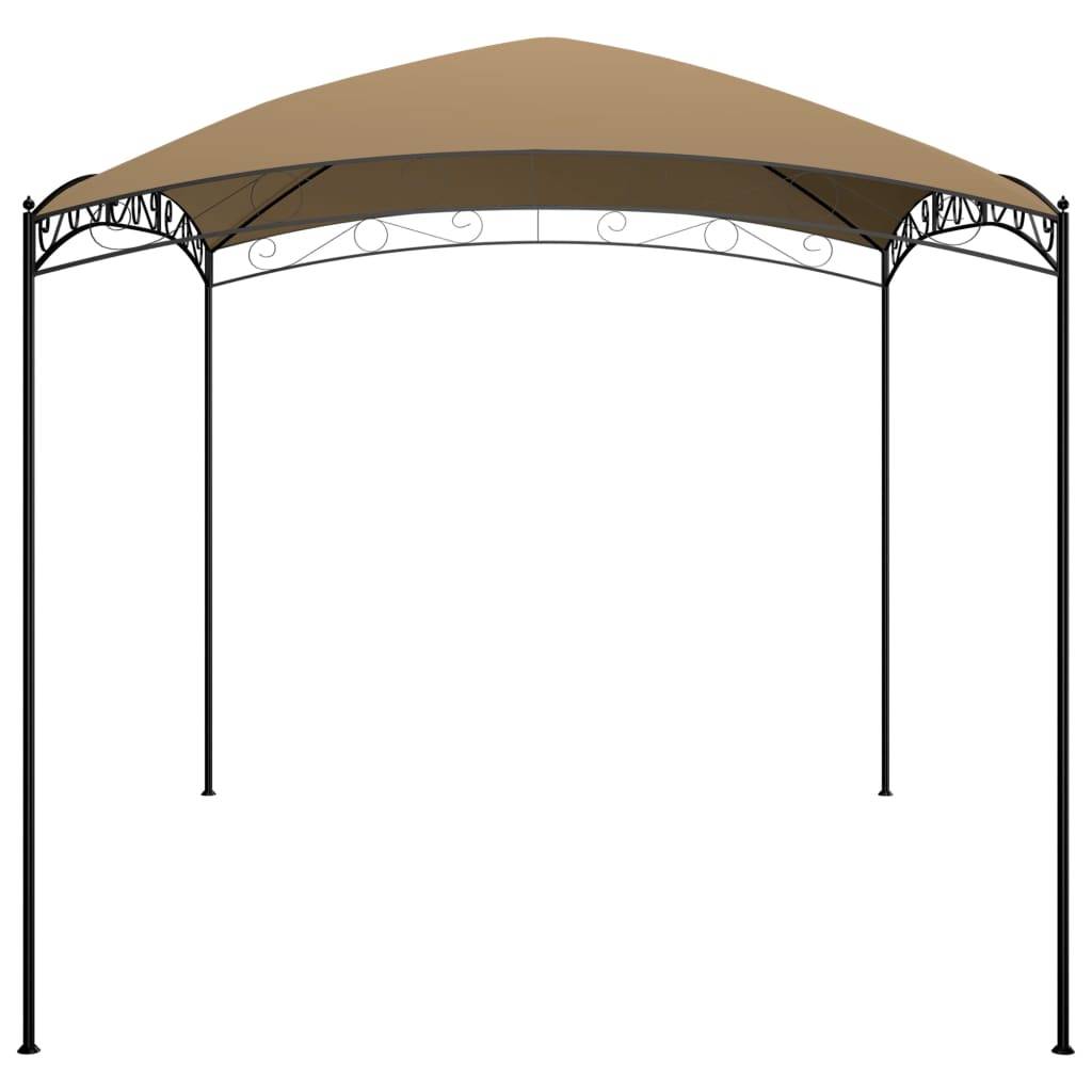 Pergola Jardin - Tonnelle de jardin - Belvédère 3x4x2,65 m Taupe 180 g/m² MI38 - Image 3
