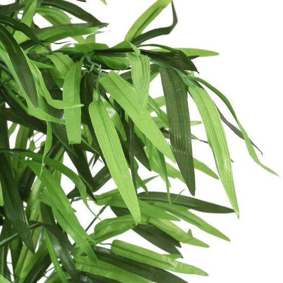Bambou artificiel bambou et fibre textile vert 40 x 40 x 80 cm - PANGIVO - Image 2
