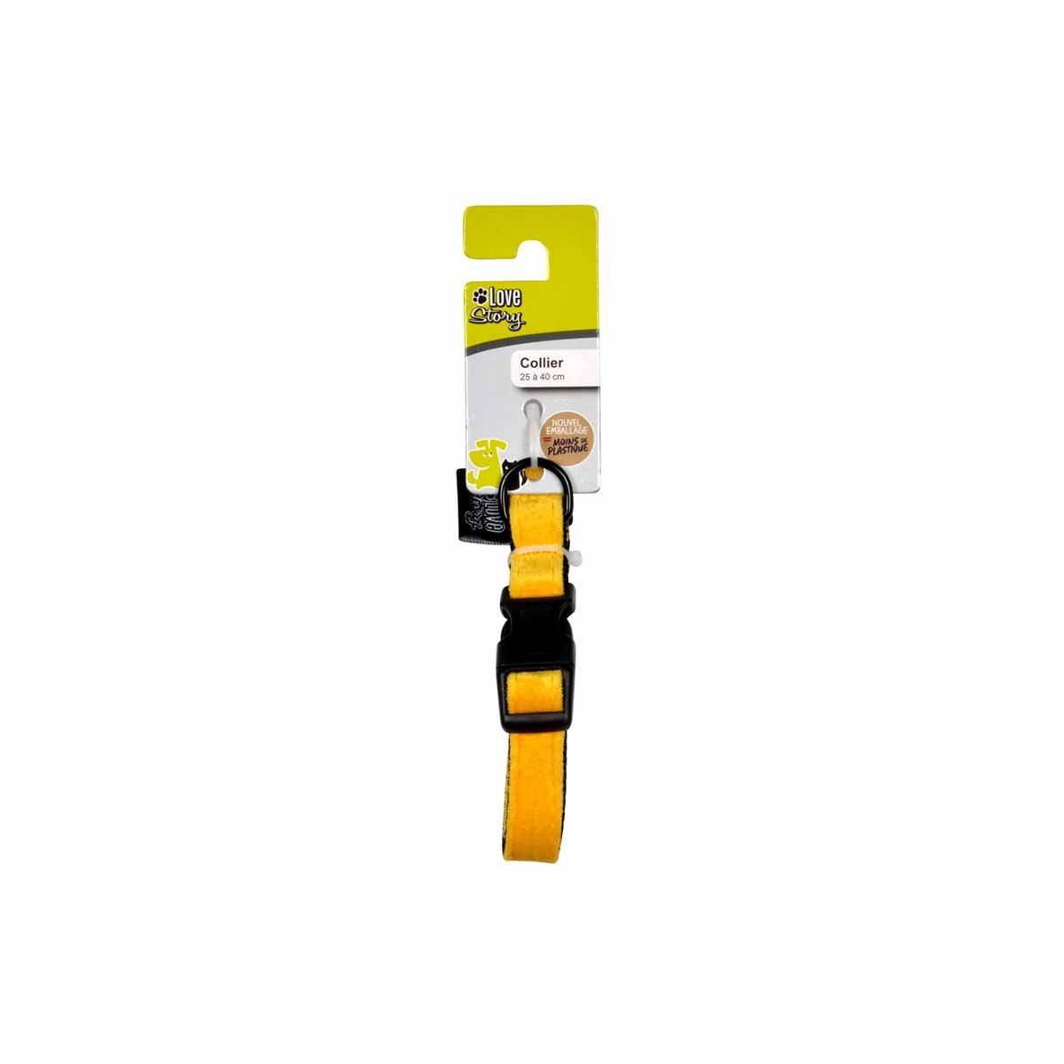 Love Story - Collier pour Chien "Cosy Golden" 40cm Jaune - Image 5