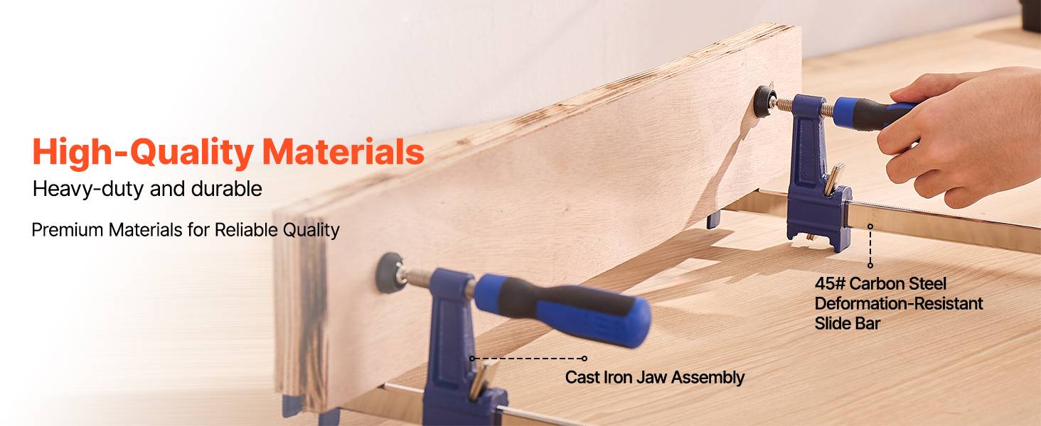 Vevor - Vevor Serre-joints Verrouillable 2pcs 91,4 Cm Pince Écarteur En F Menuiserie - Image 9