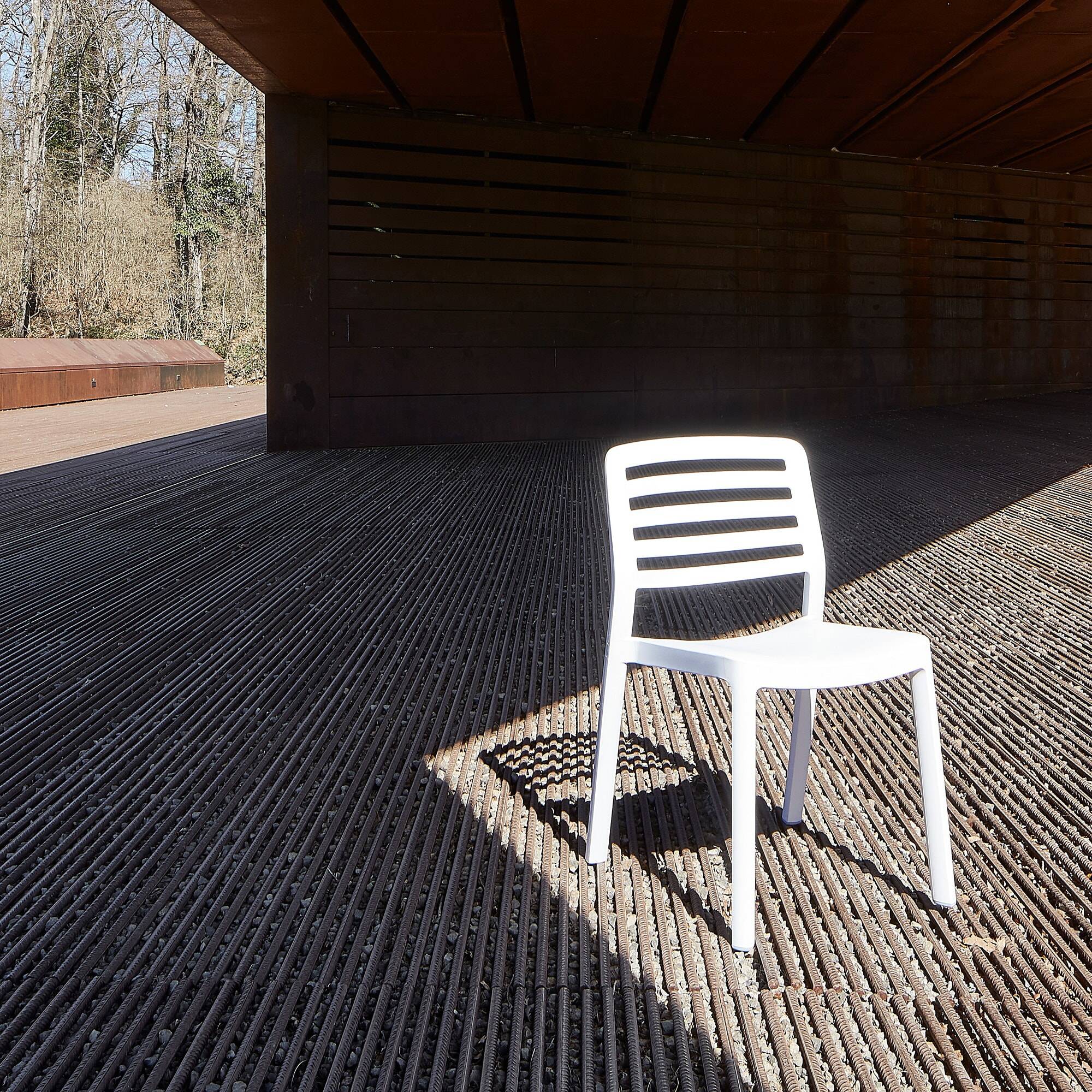 Garbar - Chaises Wind garbar plastique gris (Lot de 4) - Image 3