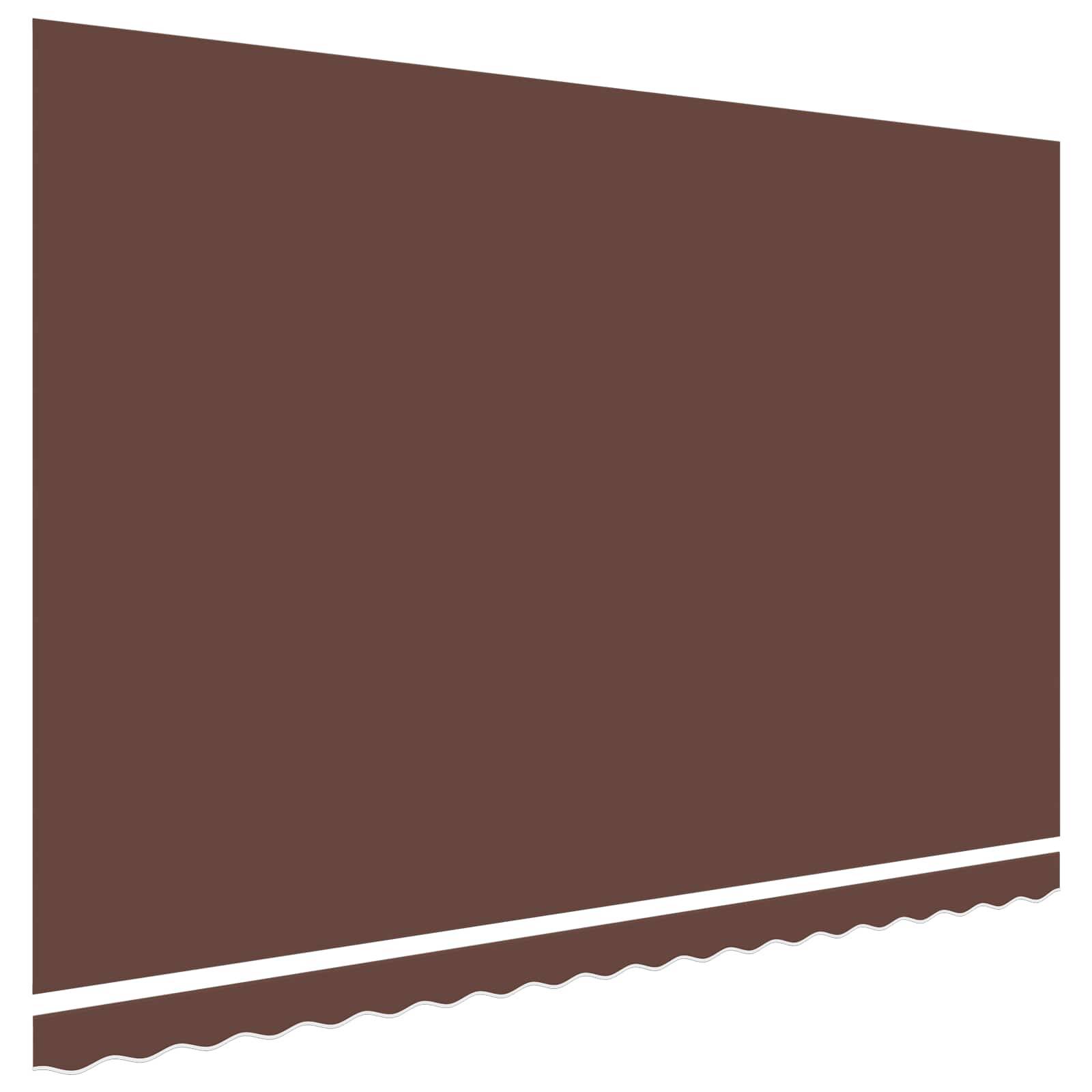 Prolenta Premium - Auvent polyester marron  480 x 295 cm  - Prolenta premium p354.7 - Image 5