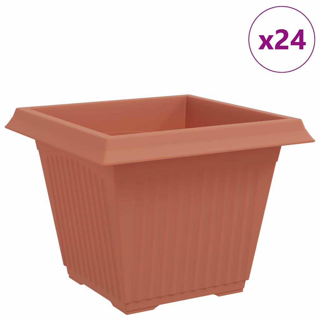 Prolenta Premium - Jardinière plastique rouge 43 x 43 x 33,5 cm - Prolenta premium p3120.5 - Image 2