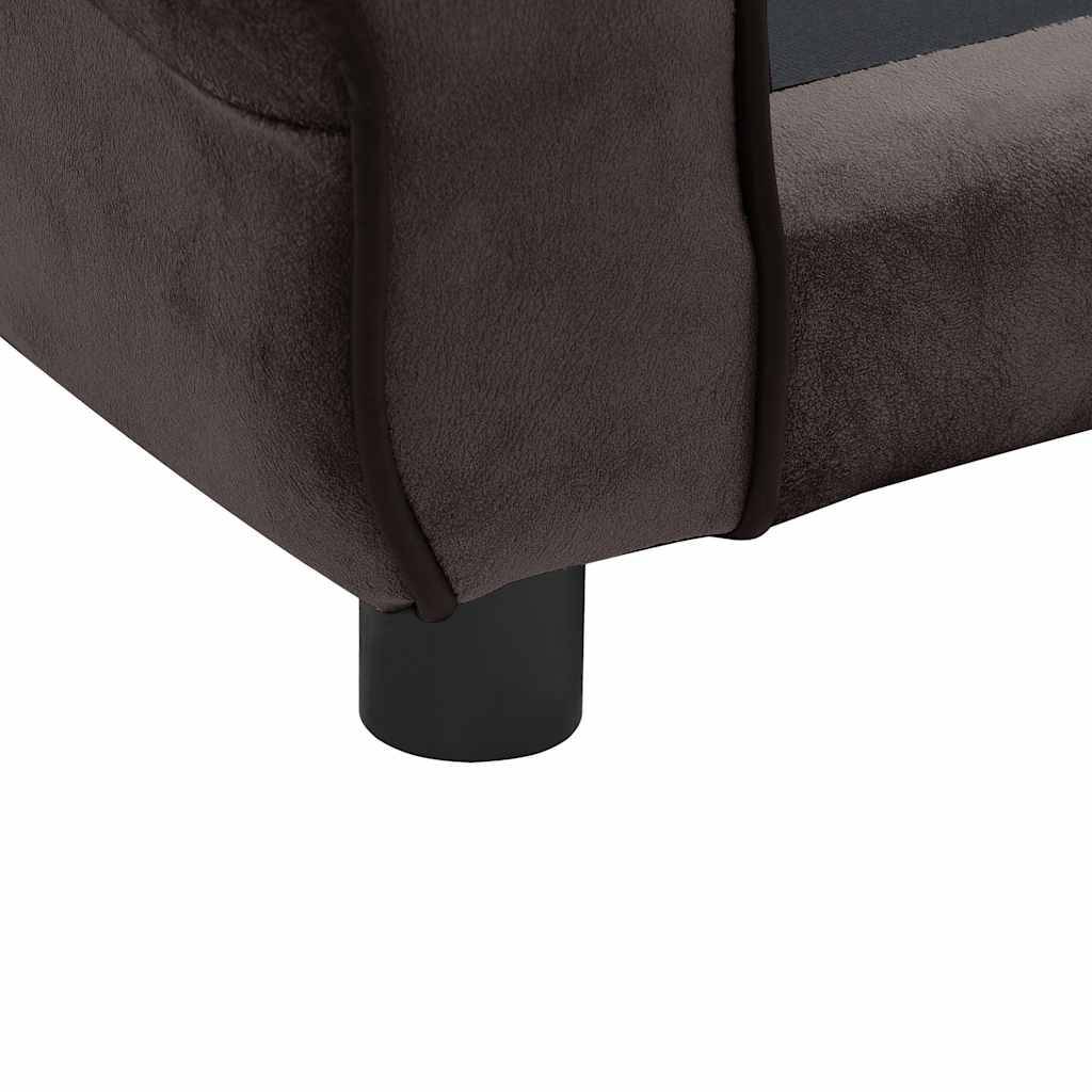 Vidaxl - Canapé pour chien Marron 72x45x30 cm Peluche vidaXL 170952 - Image 6