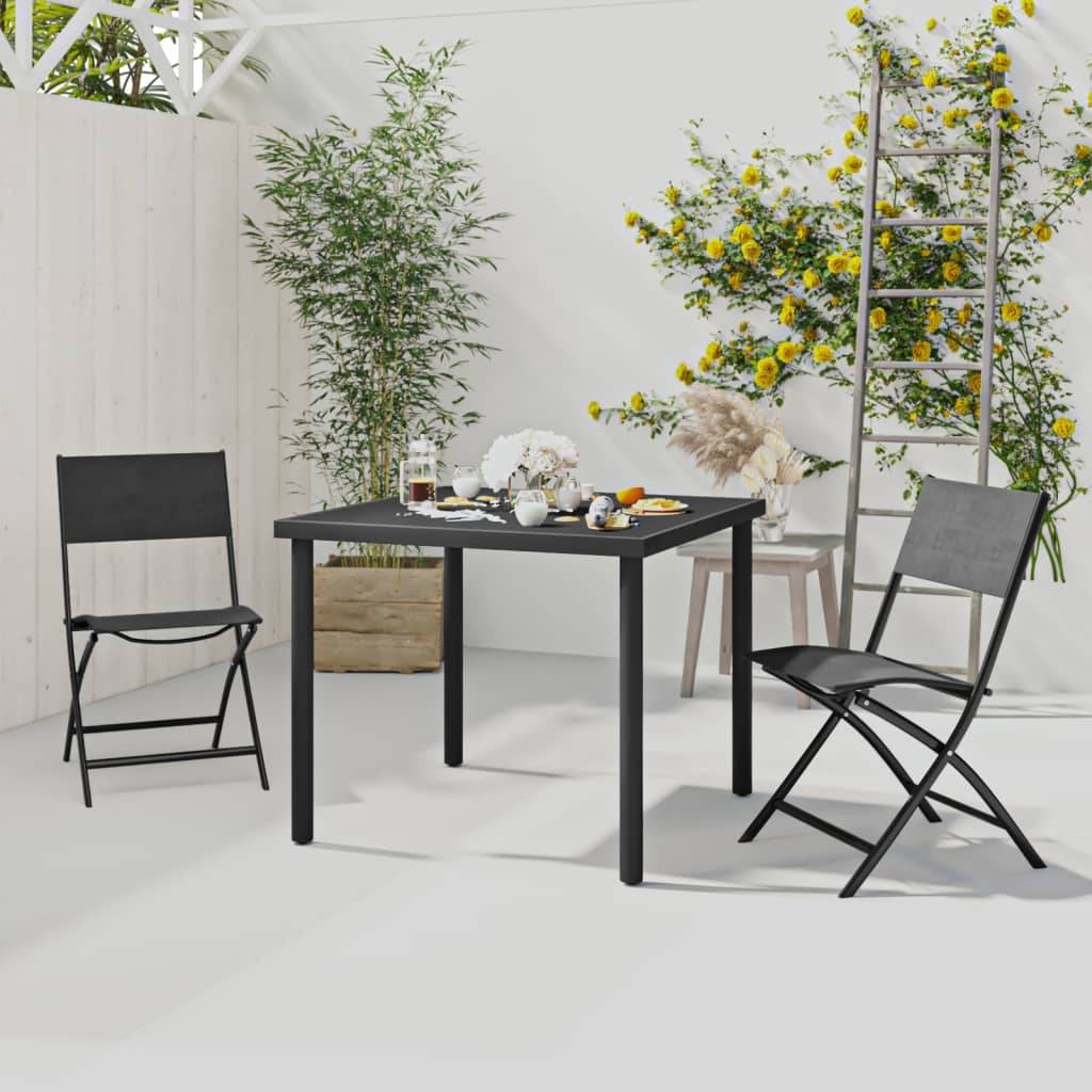 Vidaxl - Ensemble de salle à manger d'extérieur 3 pcs Acier vidaXL 3073512 - Image 1