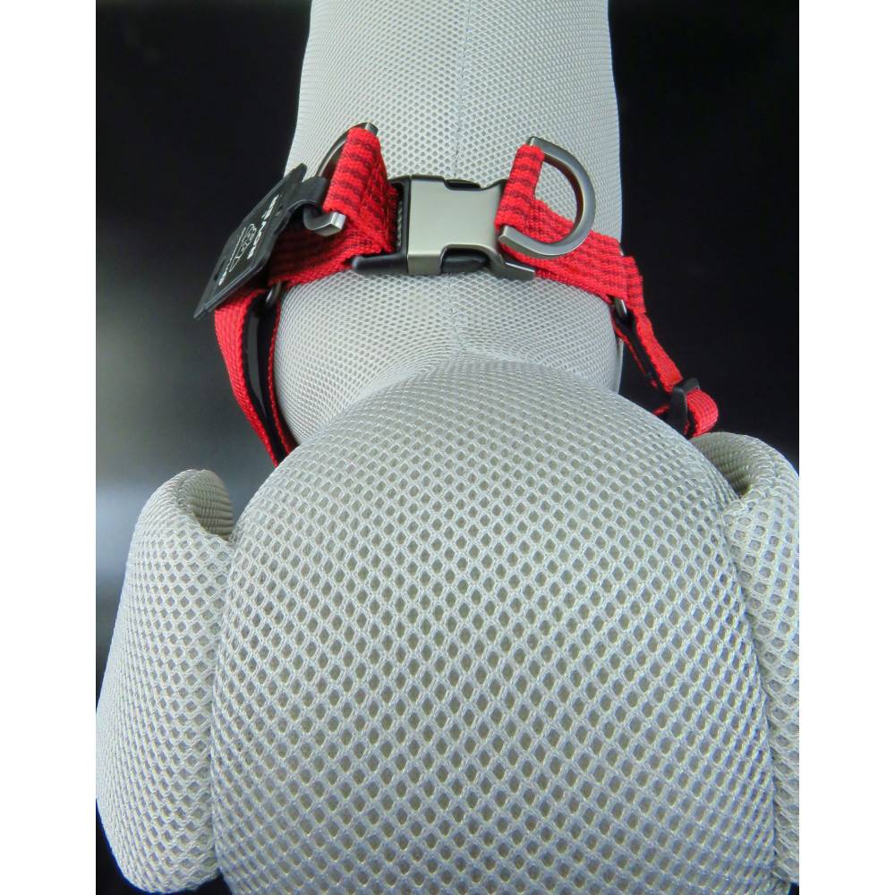 Flamingo - Harnais Jannu  L 40-70 cm 25 mm  rouge pour chien - Image 4