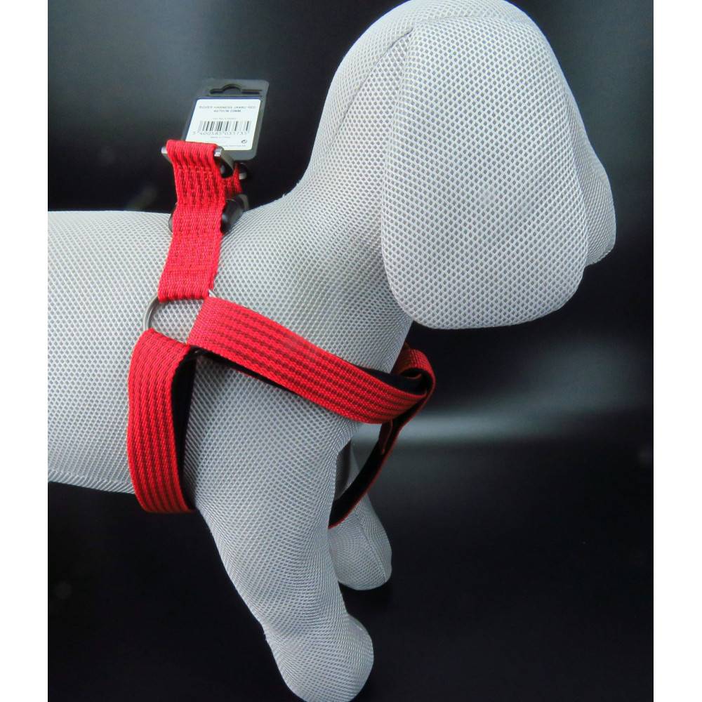 Flamingo - Harnais Jannu  L 40-70 cm 25 mm  rouge pour chien - Image 6