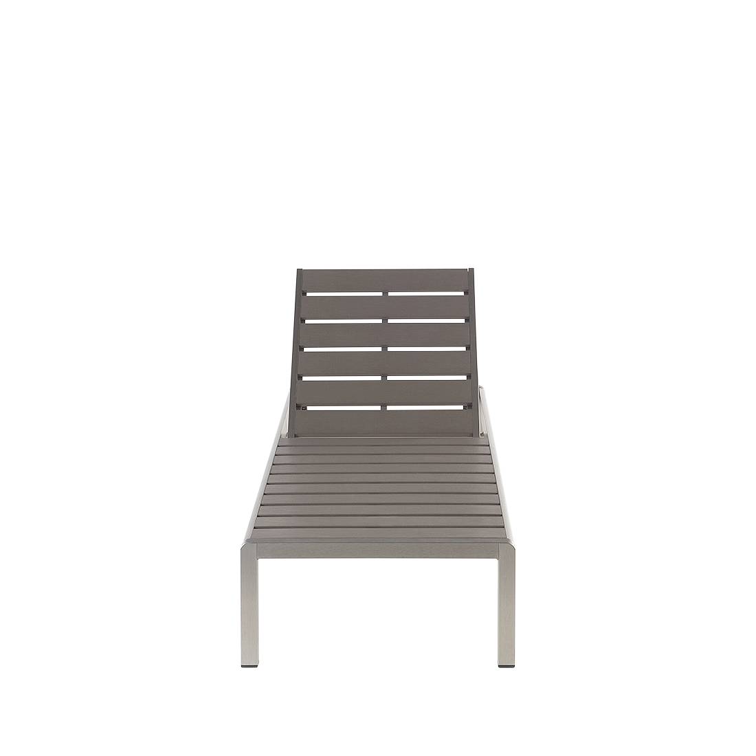 Beliani - Chaise longue Aluminium Gris NARDO - Beliani - Image 4