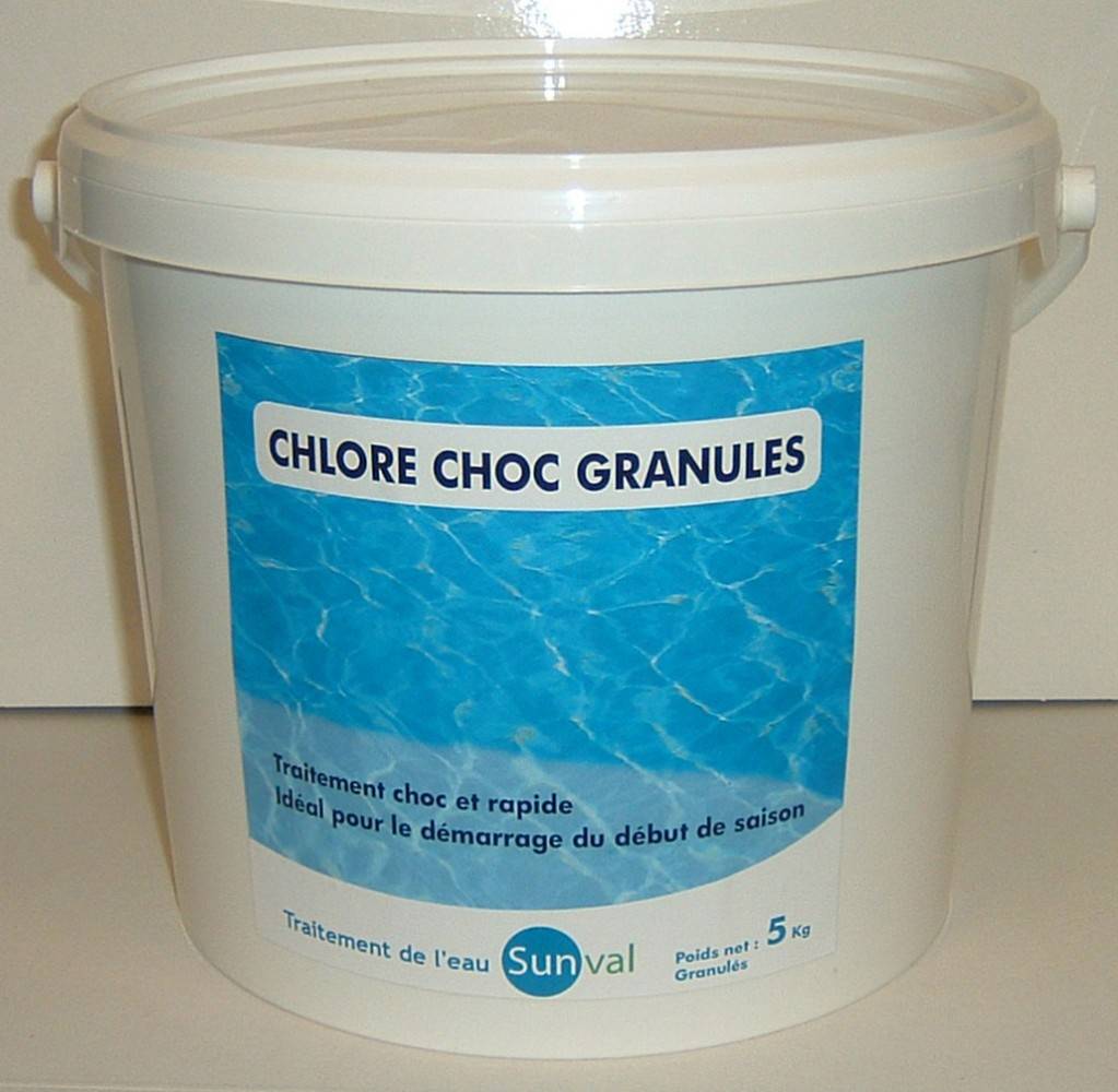 Centrale Brico - Chlore choc piscine, granulé 5 kg Centrale Brico - Image 1