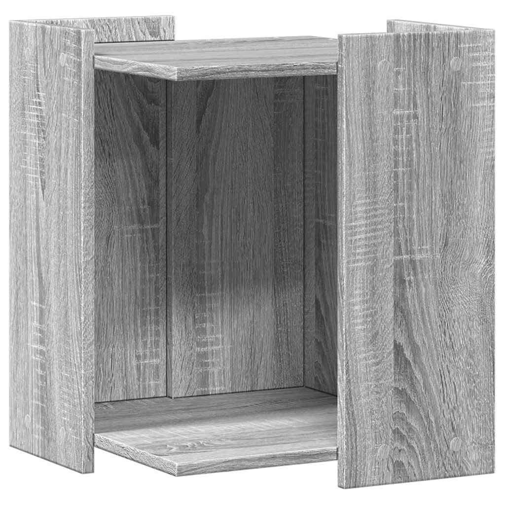 Prolenta Premium - Meuble à litière pour chat bois gris 42 x 42 x 51 cm - Prolenta premium p331.3 - Image 1