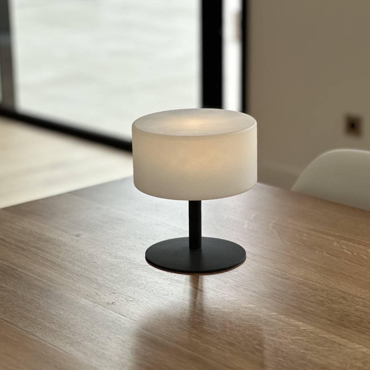 Lumisky - Lampe de table ATLAS Noir Polyéthylène H20CM - Image 5