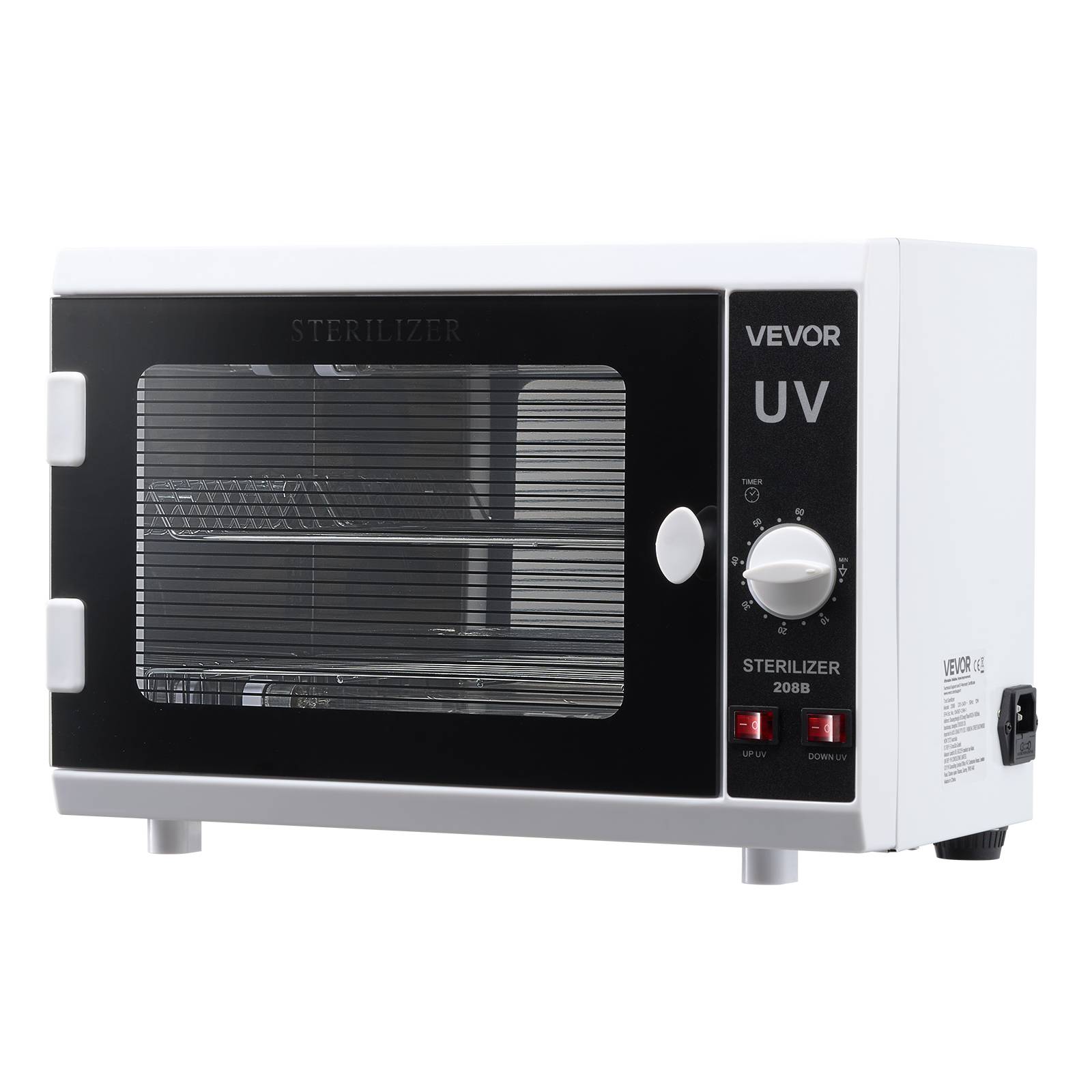 VEVOR Stérilisateur UV 12 L avec Bouton de Commande pour Désinfection Manucure - Image 9