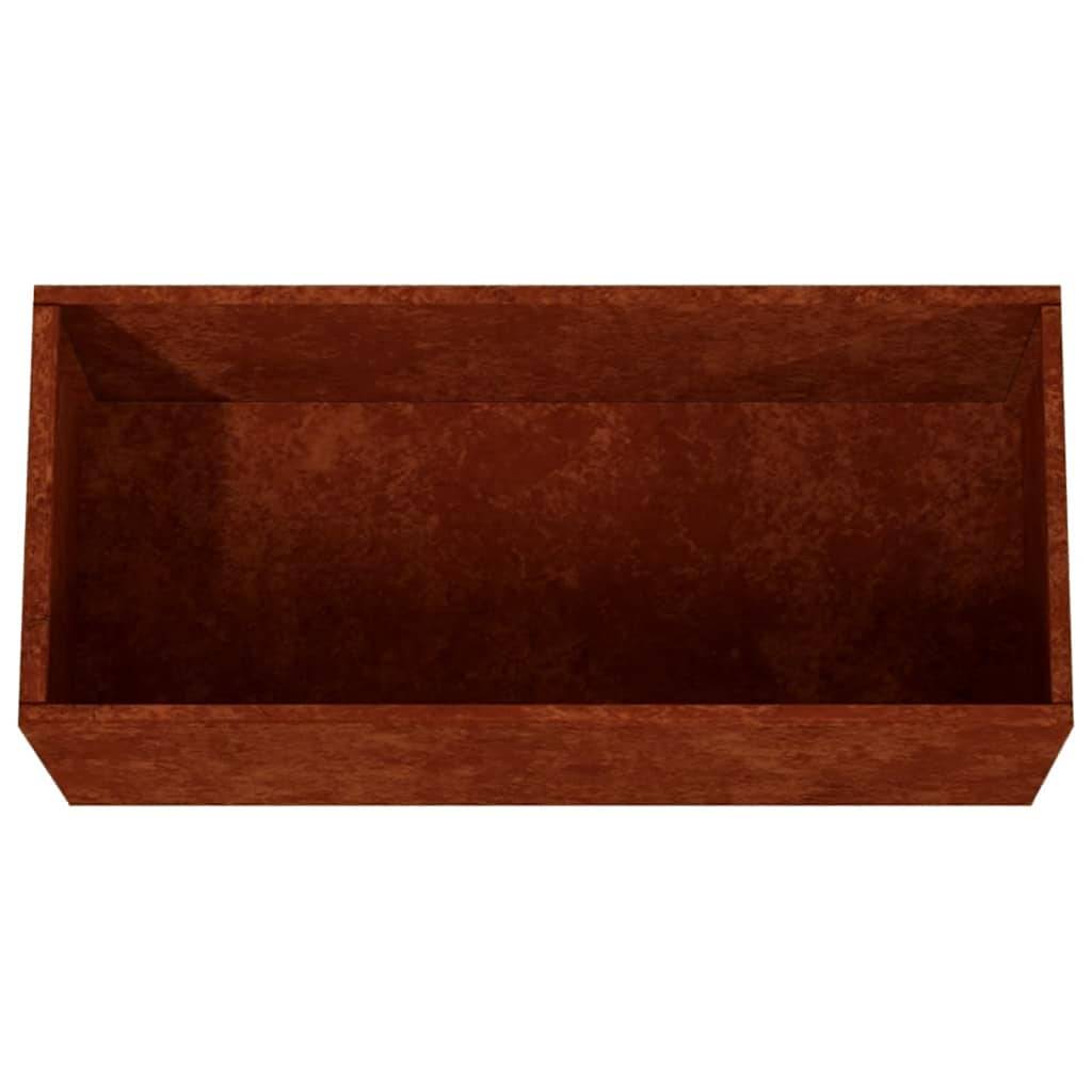 Vidaxl - Jardinière 62x40x39 cm acier corten vidaXL 821557 - Image 8
