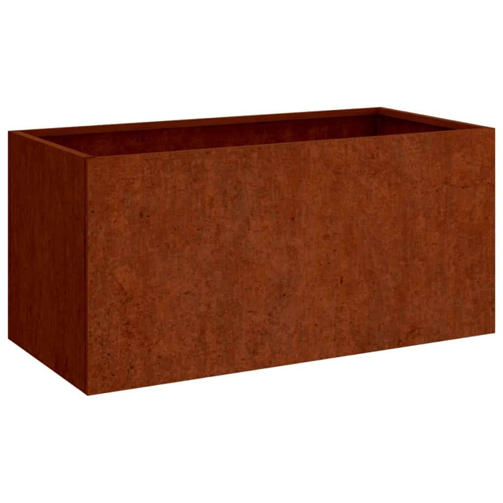 Vidaxl - Jardinière 62x40x39 cm acier corten vidaXL 821557 - Image 2
