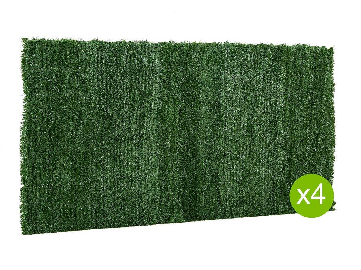 Lot De 4 Haies Artificielles - 200 X 300 Cm -habitat Et Jardin - Image 1