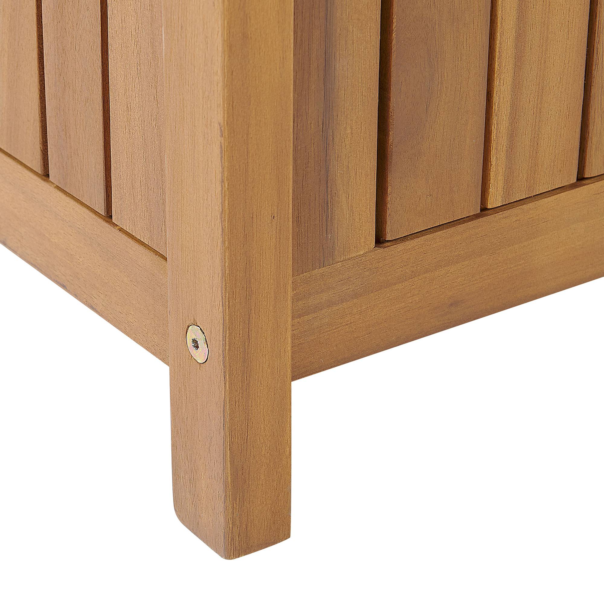 Beliani - Banc, 3 Personnes Acacia Rouge SOVANA - 120x60x91- Beliani - Image 9