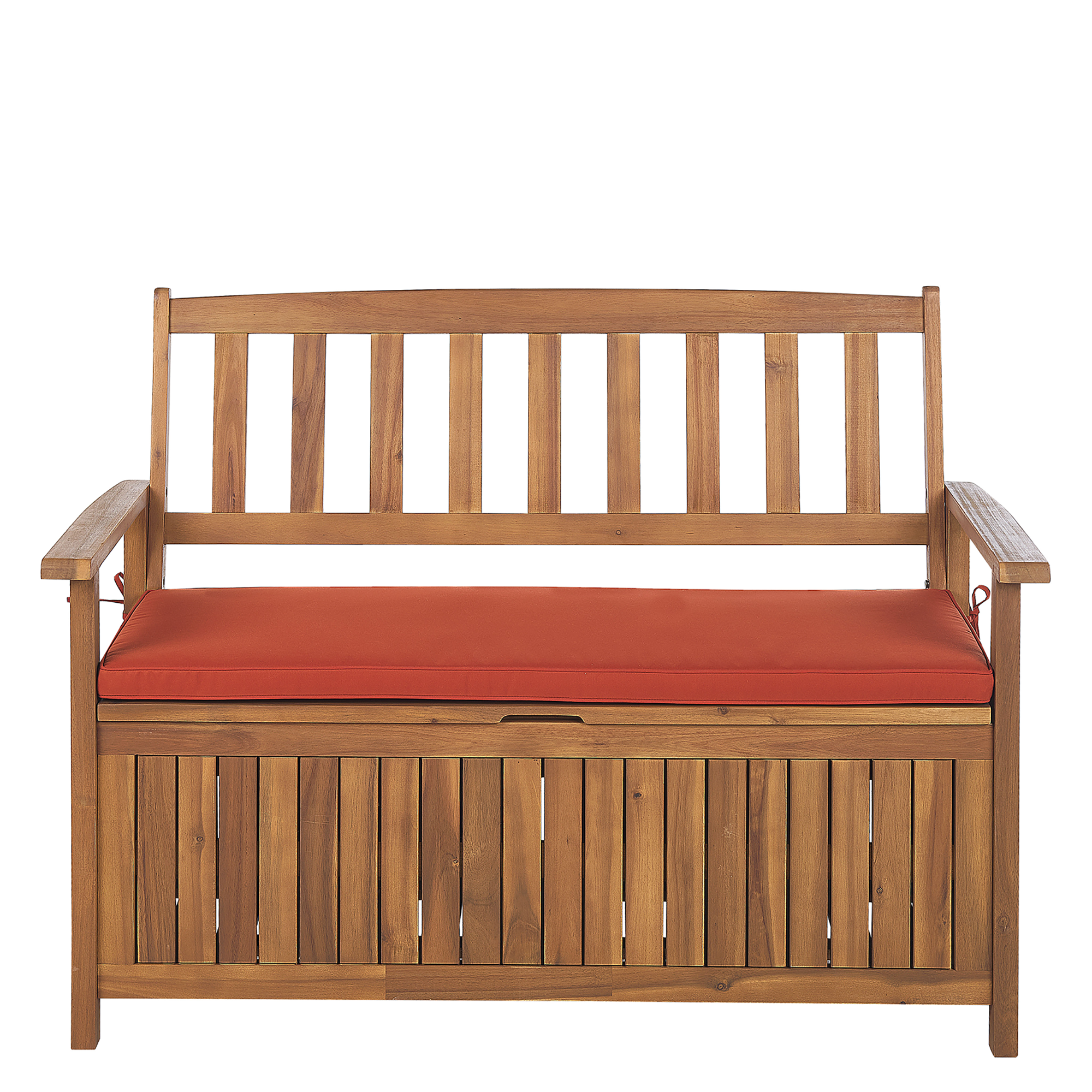 Beliani - Banc, 3 Personnes Acacia Rouge SOVANA - 120x60x91- Beliani - Image 2