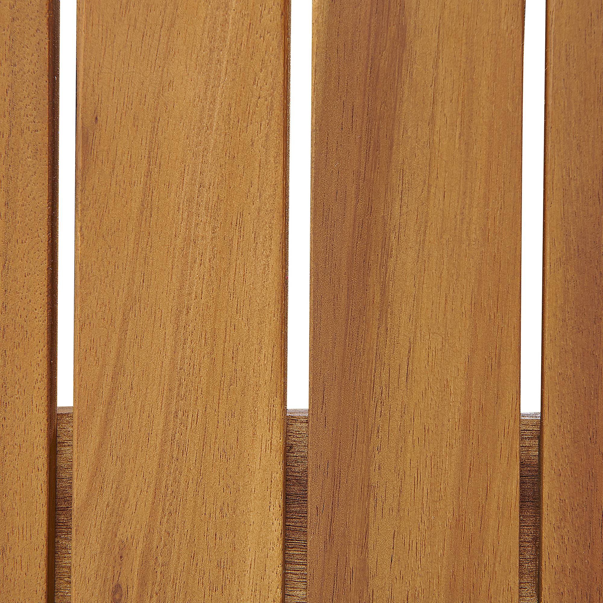 Beliani - Banc, 3 Personnes Acacia Rouge SOVANA - 120x60x91- Beliani - Image 10