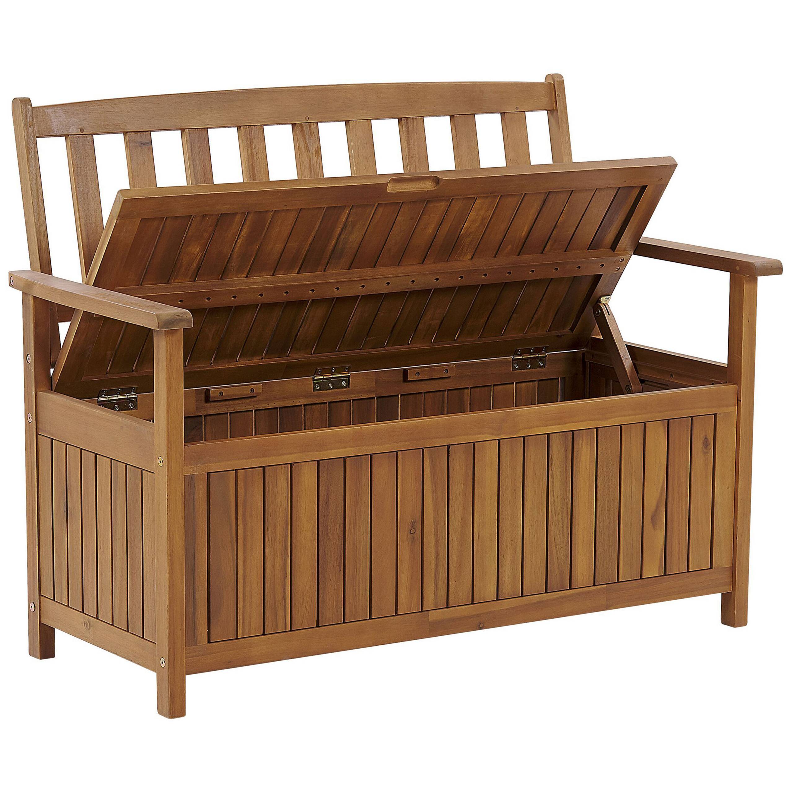 Beliani - Banc, 3 Personnes Acacia Rouge SOVANA - 120x60x91- Beliani - Image 5