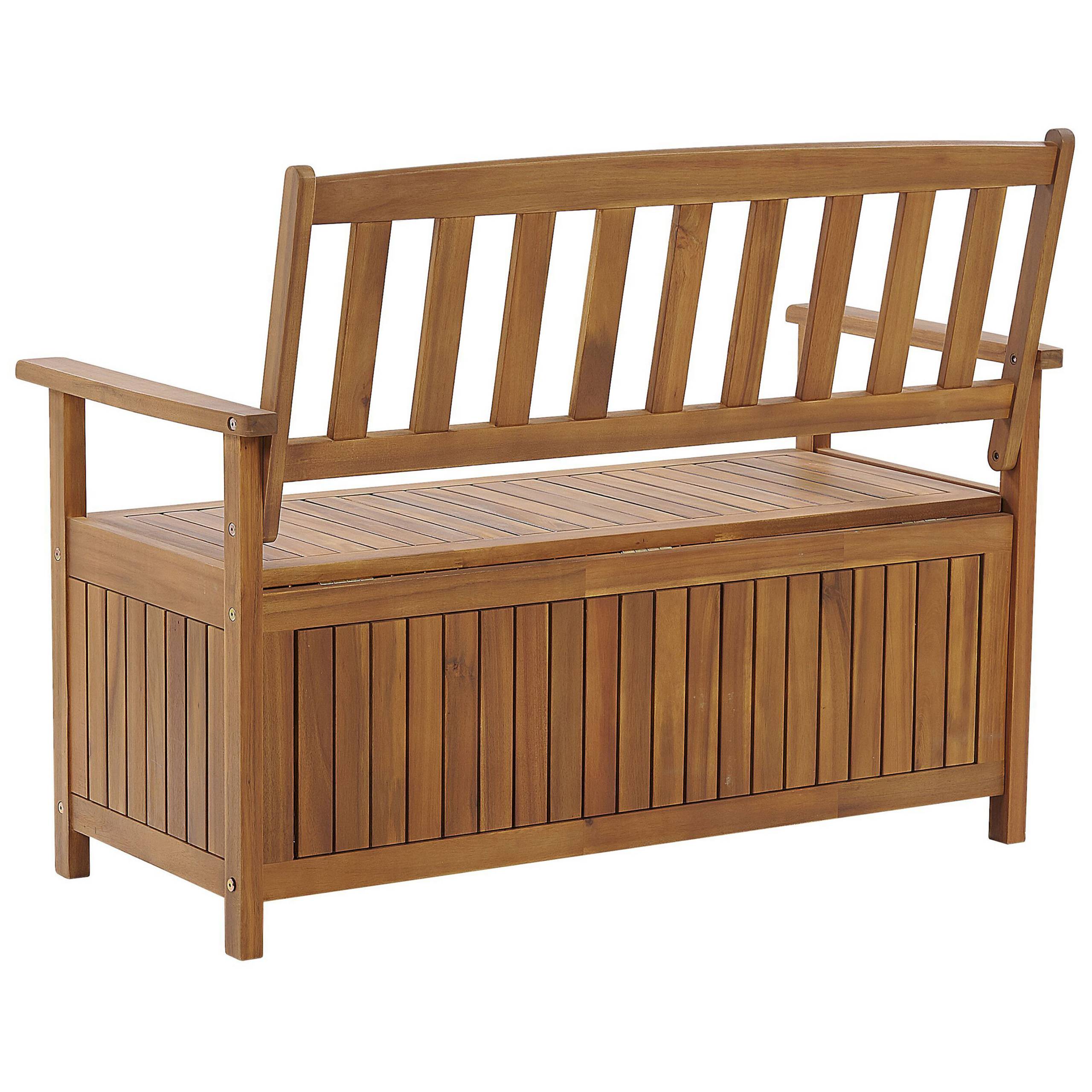 Beliani - Banc, 3 Personnes Acacia Rouge SOVANA - 120x60x91- Beliani - Image 6