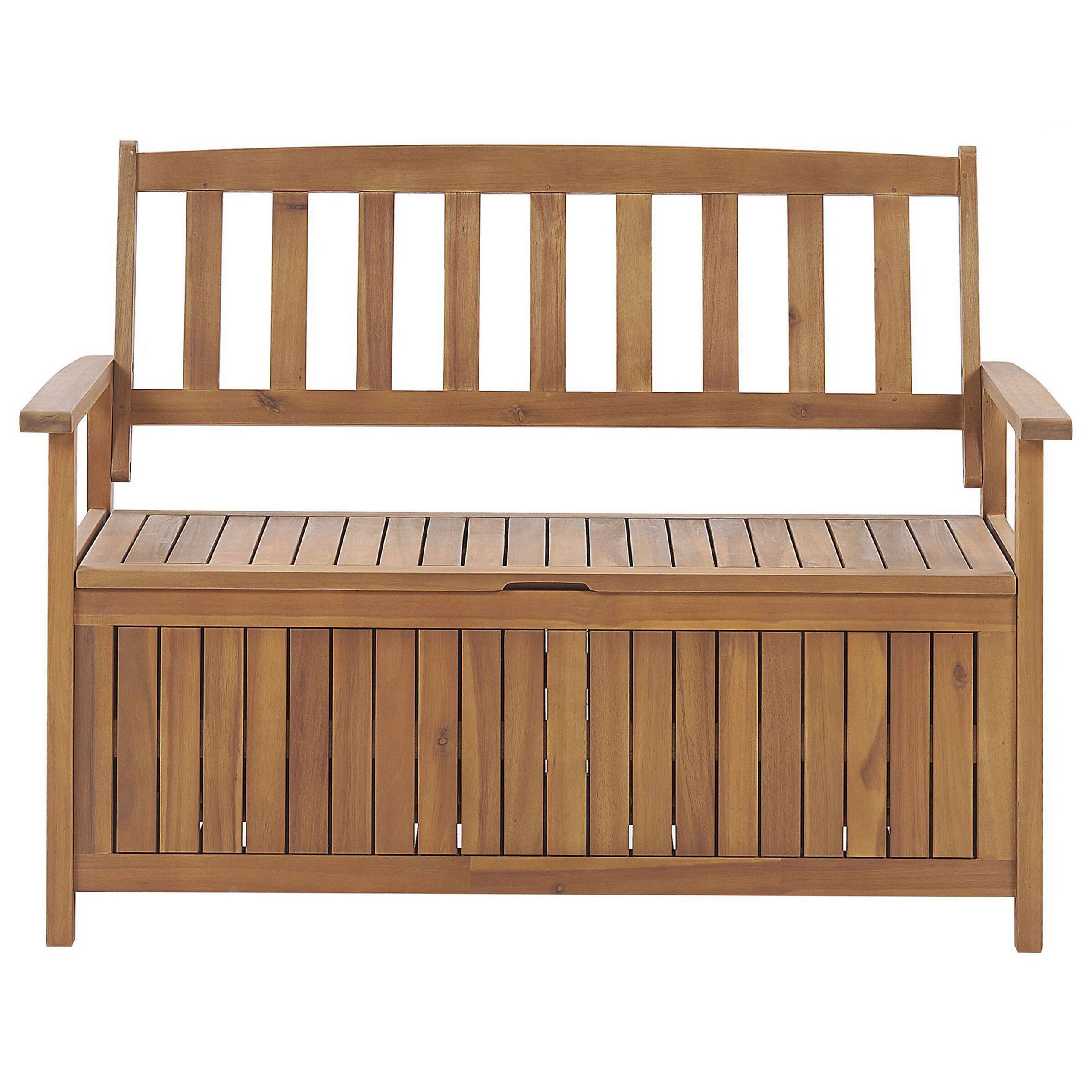 Beliani - Banc, 3 Personnes Acacia Rouge SOVANA - 120x60x91- Beliani - Image 4