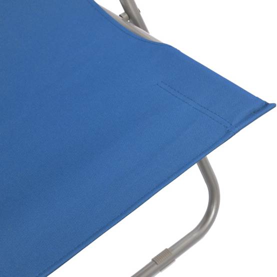 ComfortXL - Chaises de Plage Pliables Acier et Tissu Oxford Lot de 2 Inclinables 3 Positions pour Camping Bleu – ComfortXL Outdoor Living - Image 8