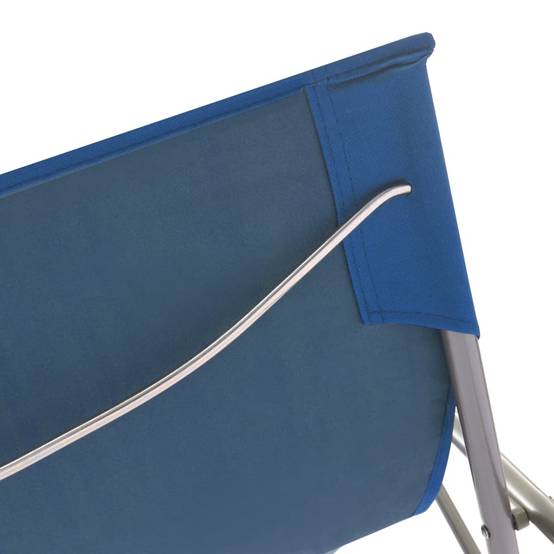 ComfortXL - Chaises de Plage Pliables Acier et Tissu Oxford Lot de 2 Inclinables 3 Positions pour Camping Bleu – ComfortXL Outdoor Living - Image 7