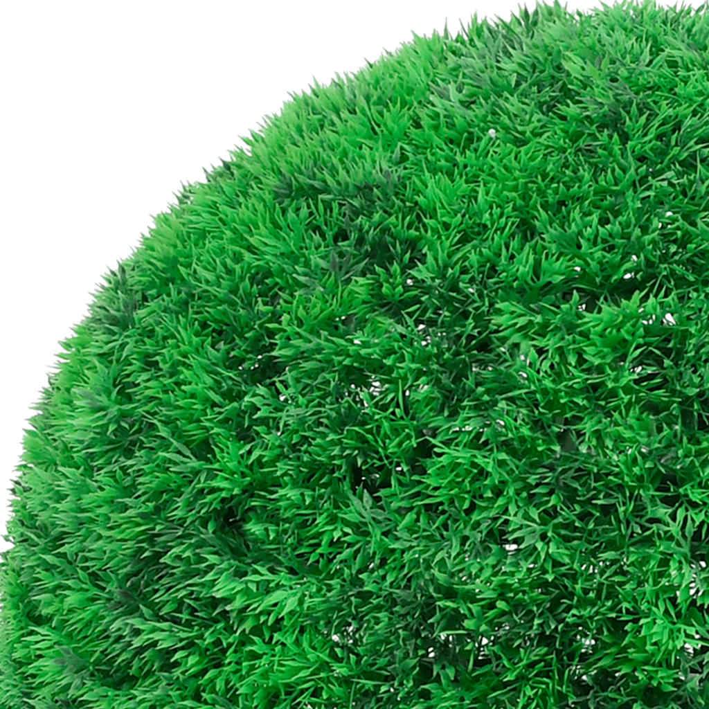 Boules de buis artificielles polyéthylène vert 52 x 52 x 52 cm, poids:4.3kg - PANGIVO - Image 3