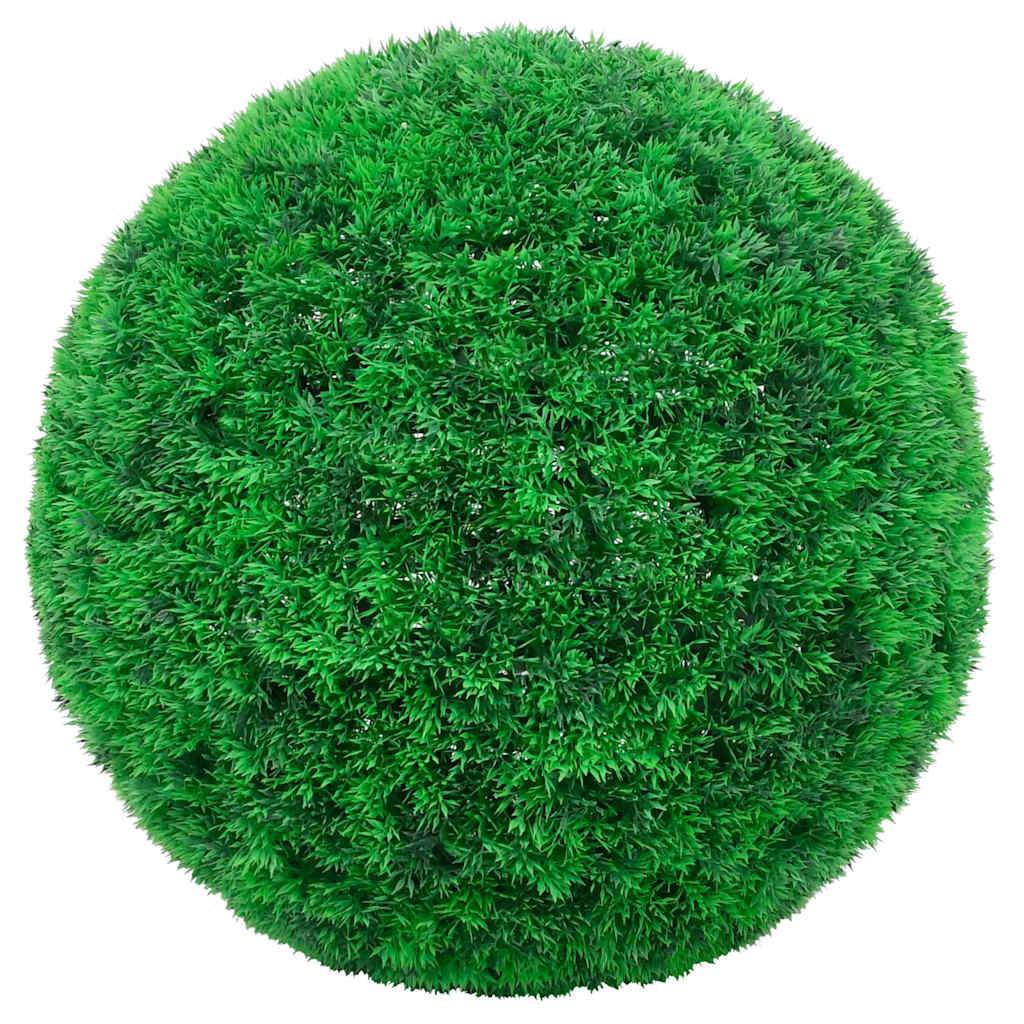 Boules de buis artificielles polyéthylène vert 52 x 52 x 52 cm, poids:4.3kg - PANGIVO - Image 2