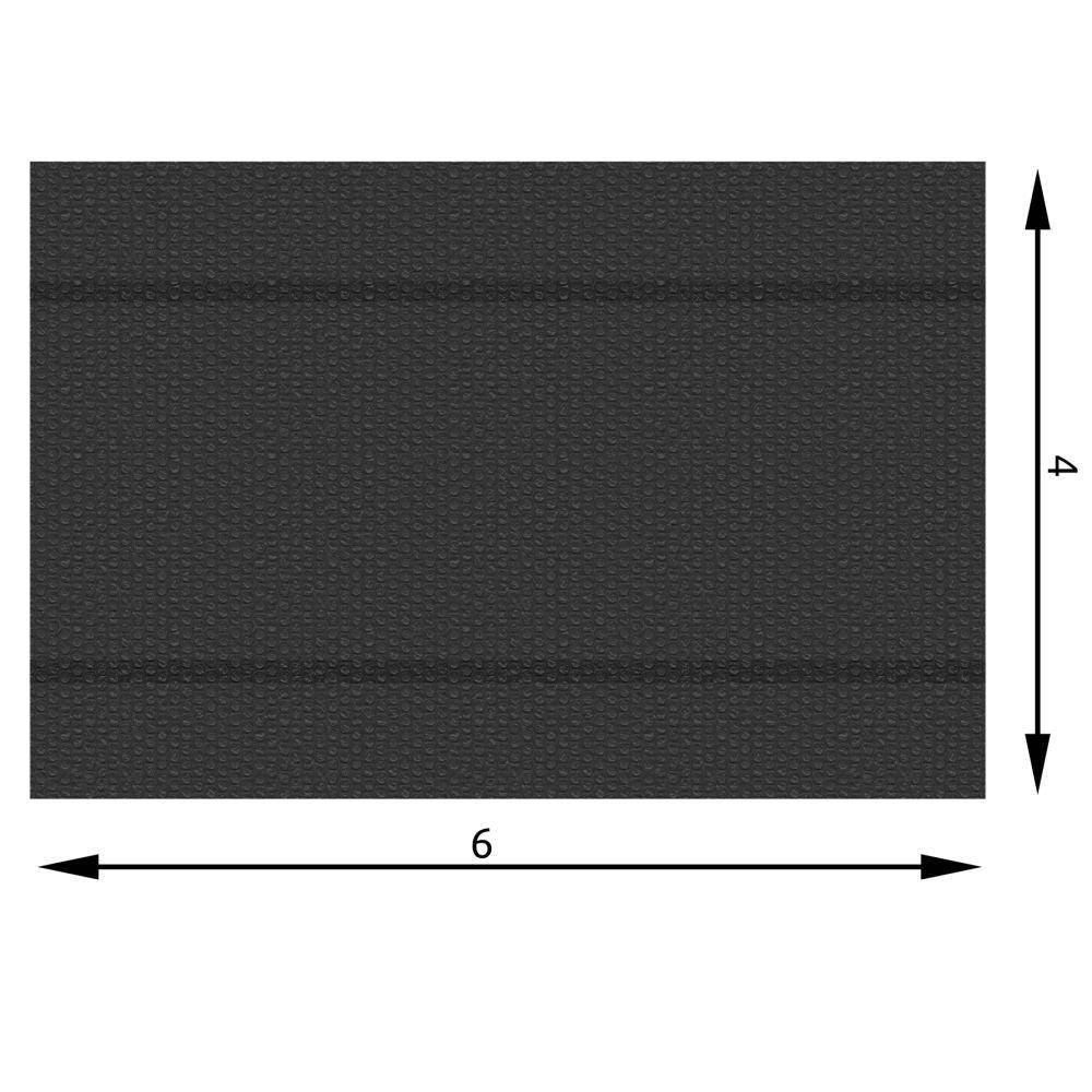 Bâche de piscine rectangulaire noire 400 x 600 cm - Image 4