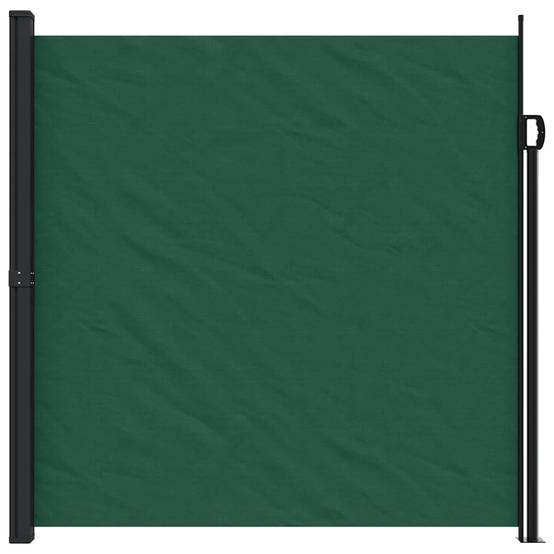 Auvent latéral rétractable polyester vert foncé 600 x 10 x 200 cm - PANGIVO - Image 3