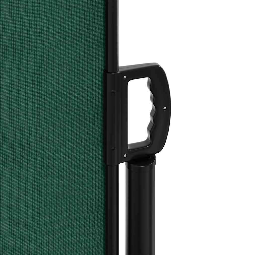 Auvent latéral rétractable polyester vert foncé 600 x 10 x 200 cm - PANGIVO - Image 8