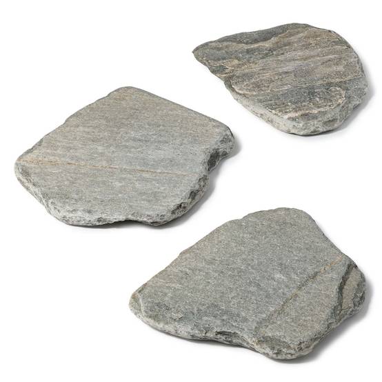 RO'MA Nature - Pas japonais Irrégulier Pierre de Kavala Gris 45x3-4 cm (lot de 10) - RO'MA NATURE - Image 2